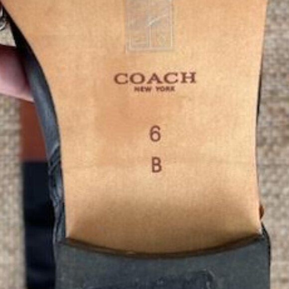 Coach Leather Riding Boots Two Tone Size 6B - Picture 8 of 8